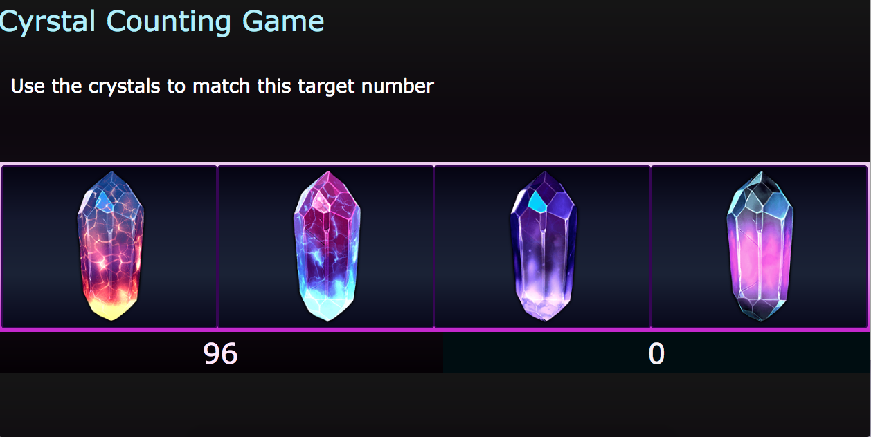 Crystal Counting Game